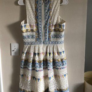 BCBG Max Azria Babydoll Dress with Lace Details